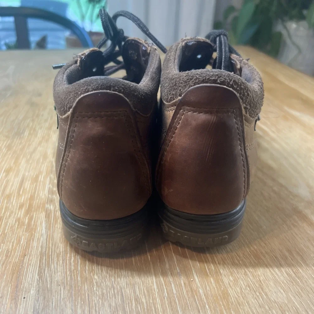 Vintage Eastland Boots Womens 7 M Brown Leather Moc‎ Toe Hiking Chukka